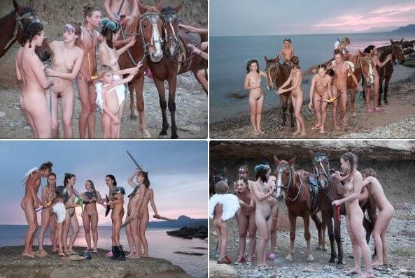 Mystical Horsey Riders Series photos - Nudism fosters trust and mutual understanding
