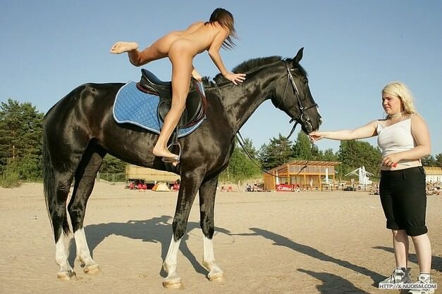 Ride on horseback - Nudism and naturism help break down stereotypes