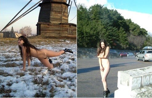 Beautiful Suntan Stretches-Winter Sport pics - Nudity is a natural aspect of human existence