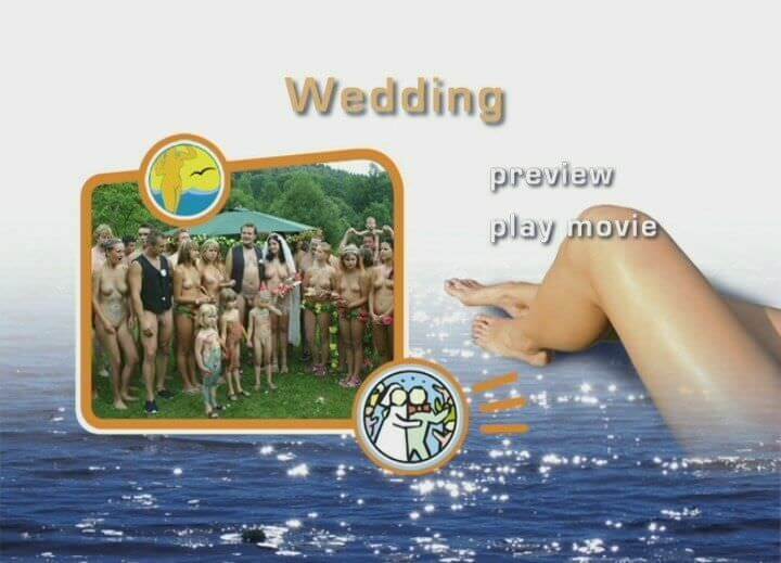 A wedding in a nudist collective - Naturism helps us understand the important fact that the body is part of nature