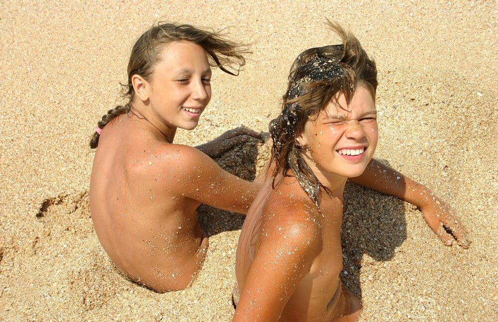 Ocean Beach Relaxing Photo Set - Nudism is normal and fun