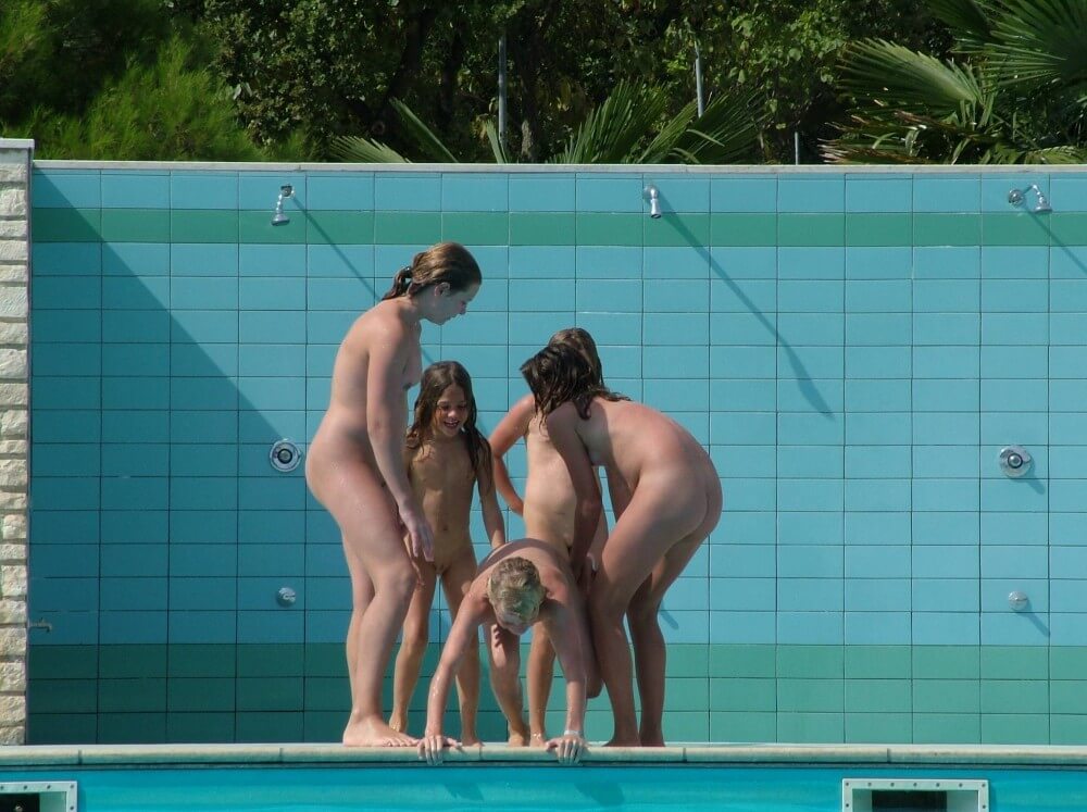 FKK Outdoor Children Pool pics - A naturist values sincerity, as well as honesty and openness