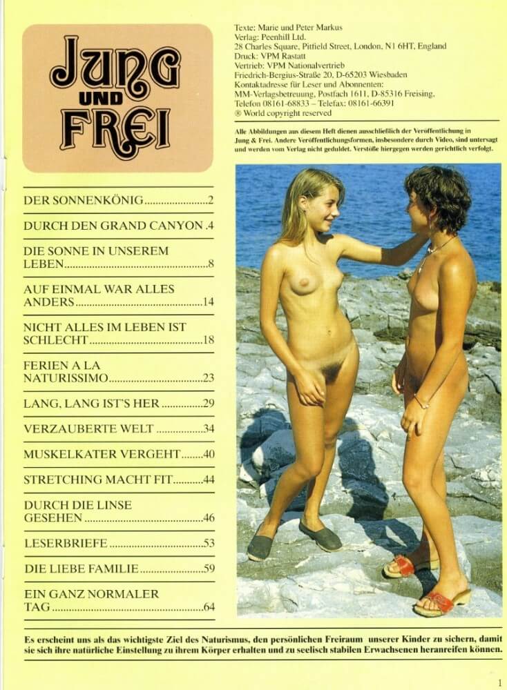 Jung und Frei Nr 76 - Nudism and Respect for Nature and the Environment