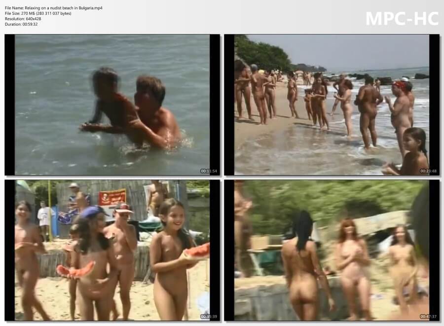 Relaxing on a nudist beach in Bulgaria - Nudism supports freedom of self-expression and individuality