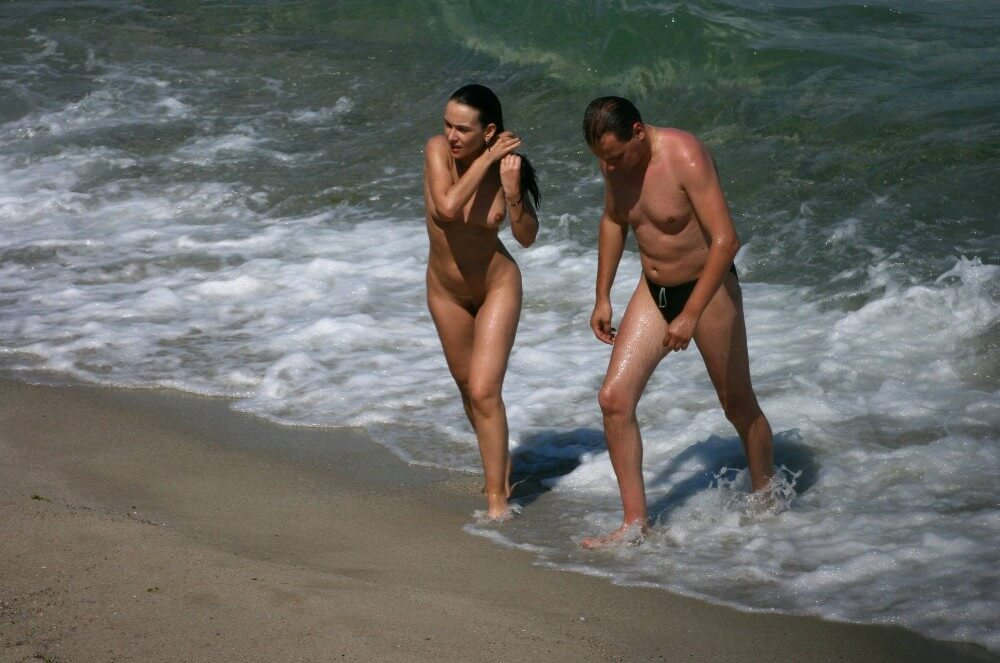 Bulgarian Beach Day Series - Watching us naked in nature
