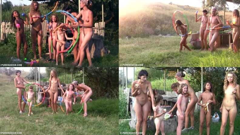 Countryside lounging 2 Full HD video - Core values of nudist clubs