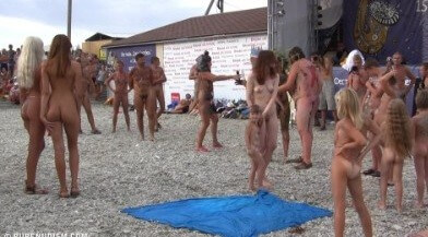 Cool Day At The Beach Full HD video - A nudist promotes tolerance and respect for others