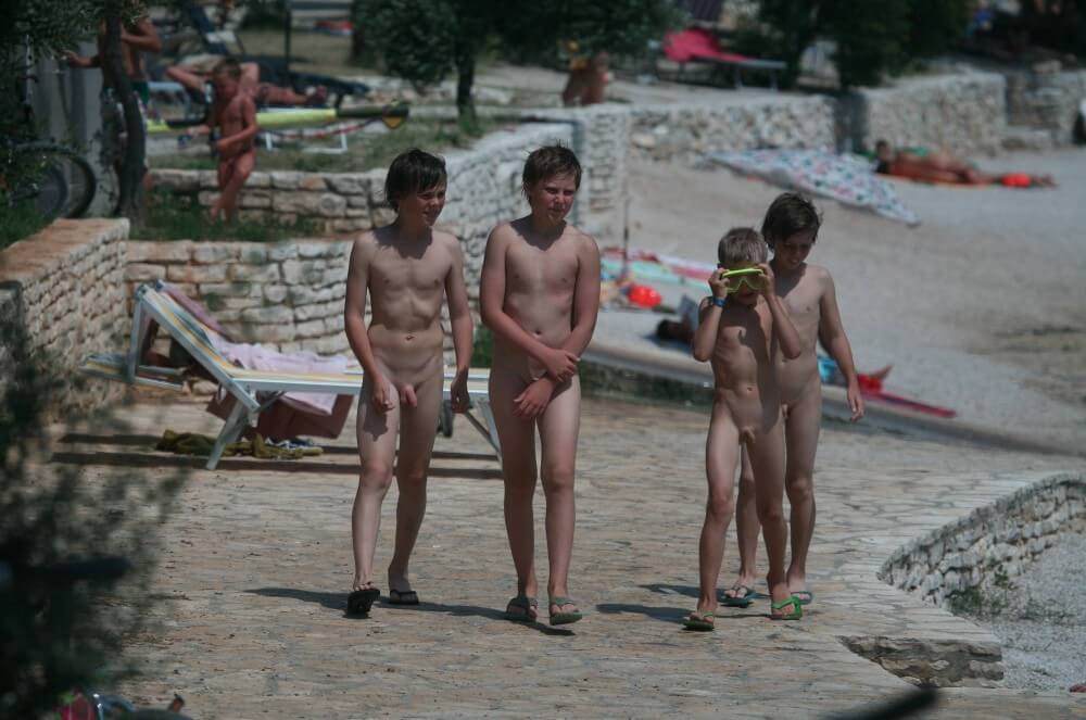 Shore walking nude - The practice of naturism helps build trust and honesty among people