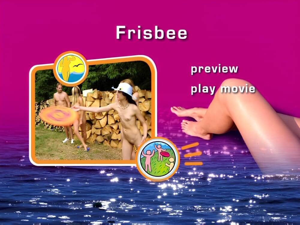 Naturist Freedom - Frisbee DVD - Living without unnecessary worries or restrictions is the essence of naturism