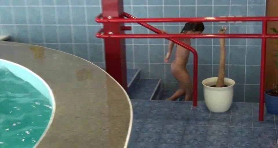 Indoor Swim Exercise - Naturism teaches you to accept yourself and others