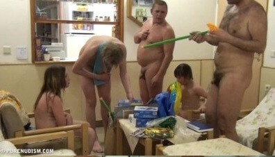 Pool jacuzzi and paints Full HD - Naturism as the meaning of life