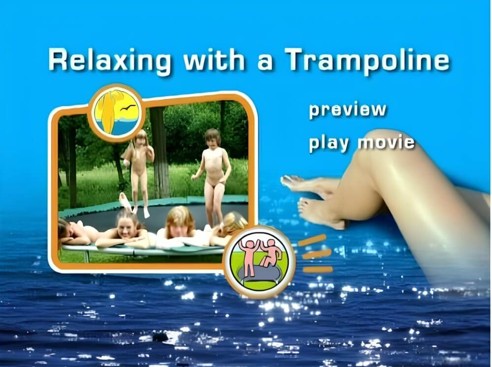 Naturist Freedom: Relaxing with a trampoline DVD - Nudism and naturism as a philosophy of life are deeply rooted in respect