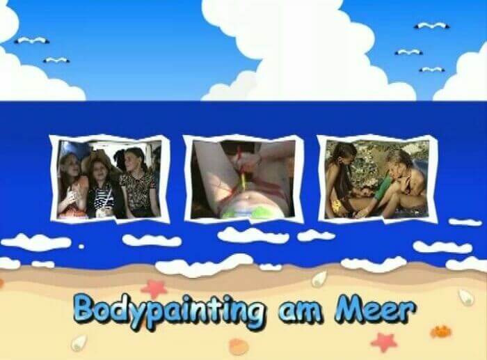 Naturistin: Bodypainting am Meer - Nudism helps people overcome their insecurities