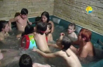 Naturist Freedom: The Horal Whirlpool - Nudists relax beautifully—a sight to behold