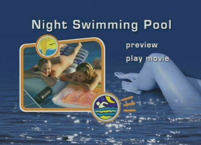 Naturist Freedom: Night swimming pool - Complete Natural Nudity
