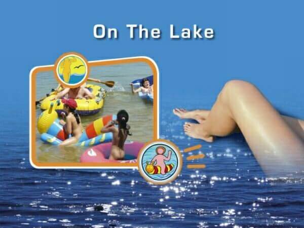 Naturist Freedom: On the lake - Nudists relax beautifully—a sight to behold