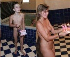 Naturists celebrates birthday photos - Nudity is a natural part of life for some people on the planet