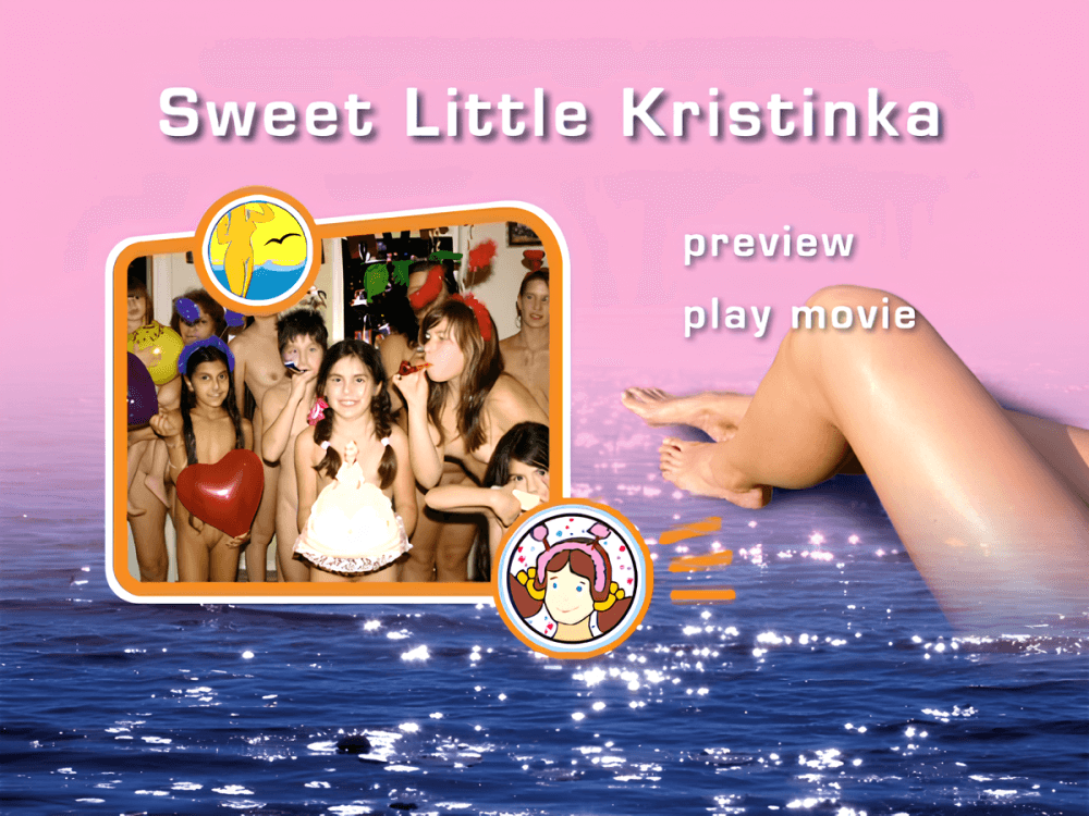 Naturist Freedom: Sweet Little Kristinka  DVD - The culture of the free body