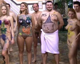 AquaPark Pageant Night Full HD video - They value respect for nature and the fully naked body